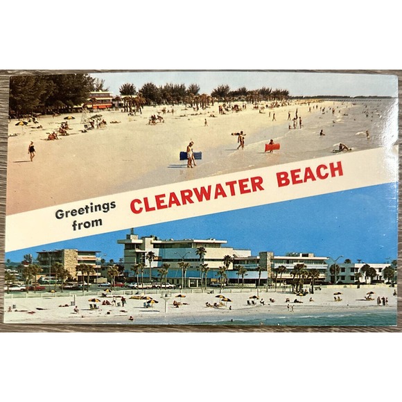Other - Greetings from Clearwater Beach, Florida Candlelight Inn Chrome Postcard